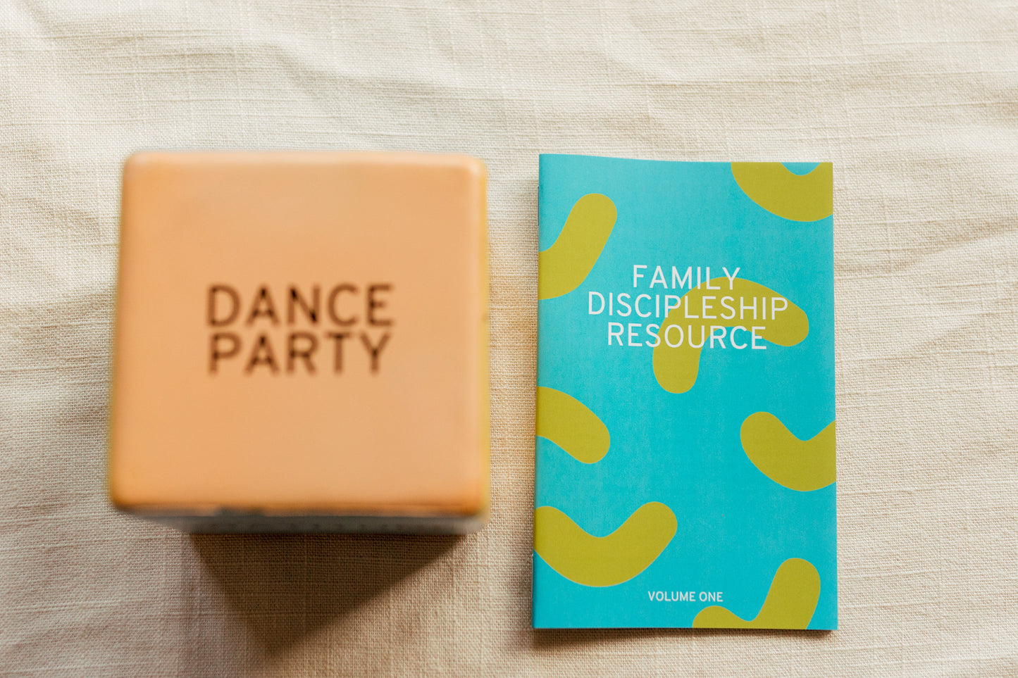 Family Discipleship Dice and one booklet