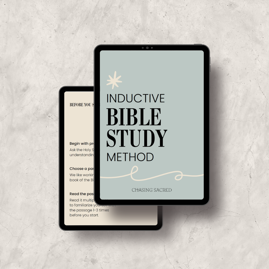 Inductive Bible Study Guide Free Resource: Inductive Bible Study Guide – Chasing Sacred